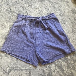 High Waist Lavender Shorts